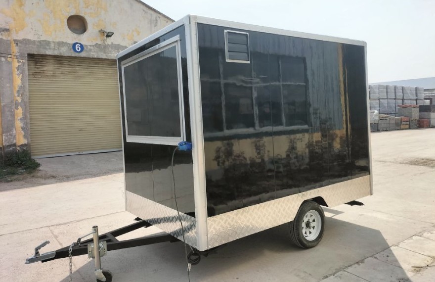 10ft custom built mobile fast food trailer